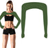 Breathable Quick-Dry Arm Warmers with Shoulder Protection and Thumb Holes, Green