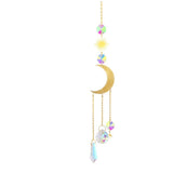 6 inches rainbow refractive prism suncatcher, crystal sun reflecting decoration, , 6 inches
