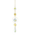 6 inches rainbow refractive prism suncatcher crystal decoration, 15 cm