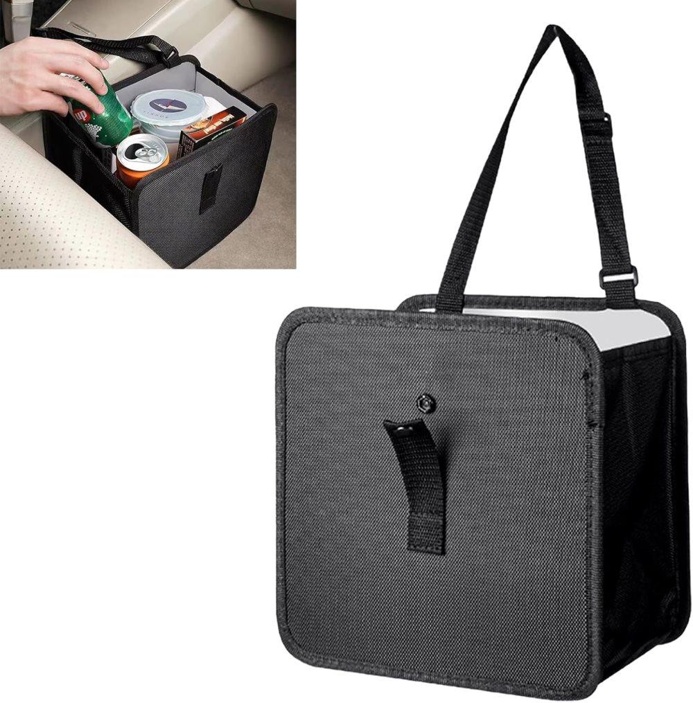 Universal Car Back Seat Storage Bag, Waterproof Small Garbage Container for Travel and Car Interior, Compatible with All Cars