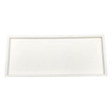 White Silicone Storage Tray for Makeup and Small Items, 20 cm x 10 cm