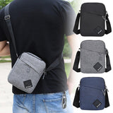 Waterproof Shoulder Backpack Multifunctional with Two Compartments, 16x23x9cm Gray