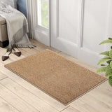 Brown Jute Doormat for Indoor and Outdoor Use Non-Slip Dust-Resistant Quick-Absorbing, 60x90cm