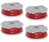 4 pcs Flymo Grass Trimmer Replacement Spool, 1.5mm Nylon Double Line with Auto Feed