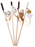 4 pcs Interactive Cat Toy with Bell and Teaser, for Playful Cats