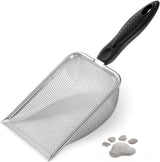 Stainless Steel Cat Litter Scoop, 5.0MM, Robust and Durable, Easy to Clean for Litter Box