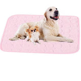 Cooling Mat for Dogs and Cats, 62×50cm, Breathable, Multiple Colors, Compatible with All Breeds, Pink