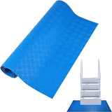 Non-Slip Pool Ladder Mat for Above-Ground Pools, 90 x 40 cm, Anti-Slip Protection with Non-Slip Pattern