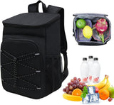 40L Insulated Backpack Cooler Bag Waterproof for Picnic Camping Travel Lunch Grill, Black