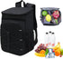 40L Insulated Backpack Cooler Bag Waterproof for Picnic Camping Travel Lunch Grill, Black