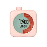 Digital Visual Timer 3-in-1 Clock Alarm Countdown for Kids and Home, Pink, 60 Min