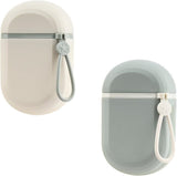 2-Pack Portable Soap Dish with Drainage Grid and Handle, Waterproof Travel Soap Storage for Outdoor Activities