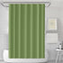Waterproof Shower Curtain 180x180cm, Mold Resistant Quick-Drying, Light Green, for Outdoor Shower and Bathroom