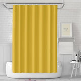 Waterproof Shower Curtain 180x180cm, quick-drying mold resistant for outdoor shower and bathroom, Yellow