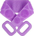 Soft Exfoliating Silicone Body Brush for Women and Men, with Massage Particles, Purple