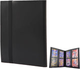 Football Star Card Collection Album 1 Pack, 4-Grid, Compatible with Pokemon and Sports Cards