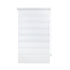 1 PC Zebra Blackout Roller Blind Sun Protection No Drill, 50×150CM, White