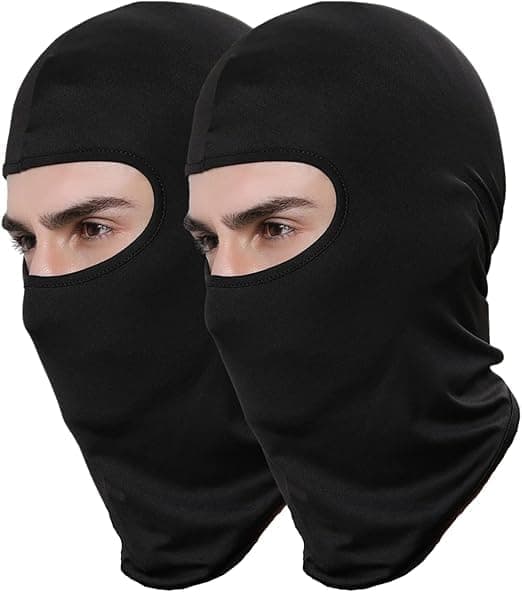 2-Pack Balaclava Face Mask Ski Mask Bandana