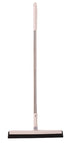 95 cm Floor Scraper with Telescopic Handle, Rotatable for Wet and Dry Use, Compatible with Floors Tiles Windows and Showers, Beige