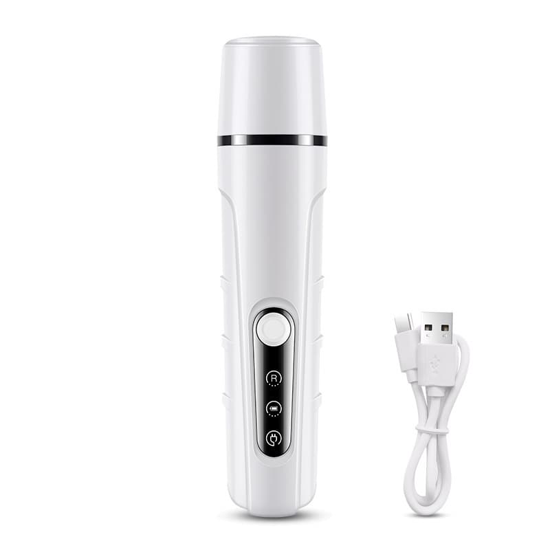 2-in-1 Electric Nail Clippers for Dogs and Cats, Pet Nail Trimmer with LED Light and Low Noise, Compatible with All Breeds, SZ2