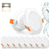 8 pcs LED Spotlight Waterproof IP44 Neutral White Light 4000K, for Bathrooms and Living Rooms