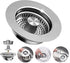 3-in-1 Stainless Steel Sink Strainer with Removable Basket, Easy to Clean Kitchen Strainer