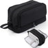 4 Compartments Multifunctional Pencil Case with Handle, Portable Pencil Bag, Black, Large