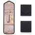 Travel Jewelry Box Compact Jewelry Storage Bag with Compartments for Easy Carry, 15cm, Black