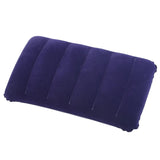 Inflatable Pillow, Lightweight Compact Camping Pillow for Outdoor Travel Activities, Dark Blue, 47x30cm