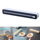 Aluminum Foil Cutter Holder 36x7x5cm, Black