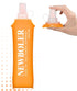 500ML Foldable Water Bottle BPA-Free Soft Bottle for Marathons Camping Hiking, 500ml, Orange