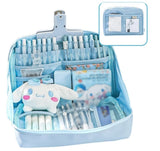 Large Capacity Pencil Case with Compartments and Zipper for School Office Travel, Blue, Multifunctional Stylish Pencil Box