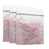 3-Pack Laundry Bag for Washing Machine and Dryer, Travel Storage Net, Medium
