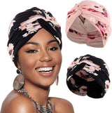 2-Pack Lightweight Breathable Elastic Sleeping Cap, Soft Cozy Night Cap, Comfortable Stretchy Sleeping Hood, One Size