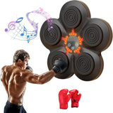 Smart Electric Boxing Trainer with Speaker, Black, Compatible with Smart Music Boxing Machine（Adults）