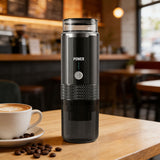 Portable Handheld Coffee Maker, compatible with K Cup Capsules and Ground Coffee, Manually Operated for Camping Travel