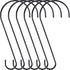 Hanging Multi-functional S Hook (Metal) Size: 305mm Color: Black for Birds (1pc)