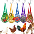Hanging Feeding Net Bag (Nylon) Size: 570mm Color: Red for Parrots (2pc)