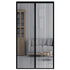 Magnetic Door Screens - 100x210 cm Self-Closing - High-Density Insect Mesh - No Drilling Required - Black