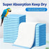 Pee Pad (Pulp/Non-woven Fabric) Size: 250*330mm Color: Blue for Parrots (100 pieces)