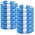 Heated Toilet Seat Cover Elongated Soft and Warm Thick Padded Silicone Washable，Blue