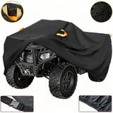 210D ATV Cover - Waterproof and Sunscreen Beach Car Cover, Four-Wheel Off-Road Vehicle Cover(XXXL（256*110*120CM）)
