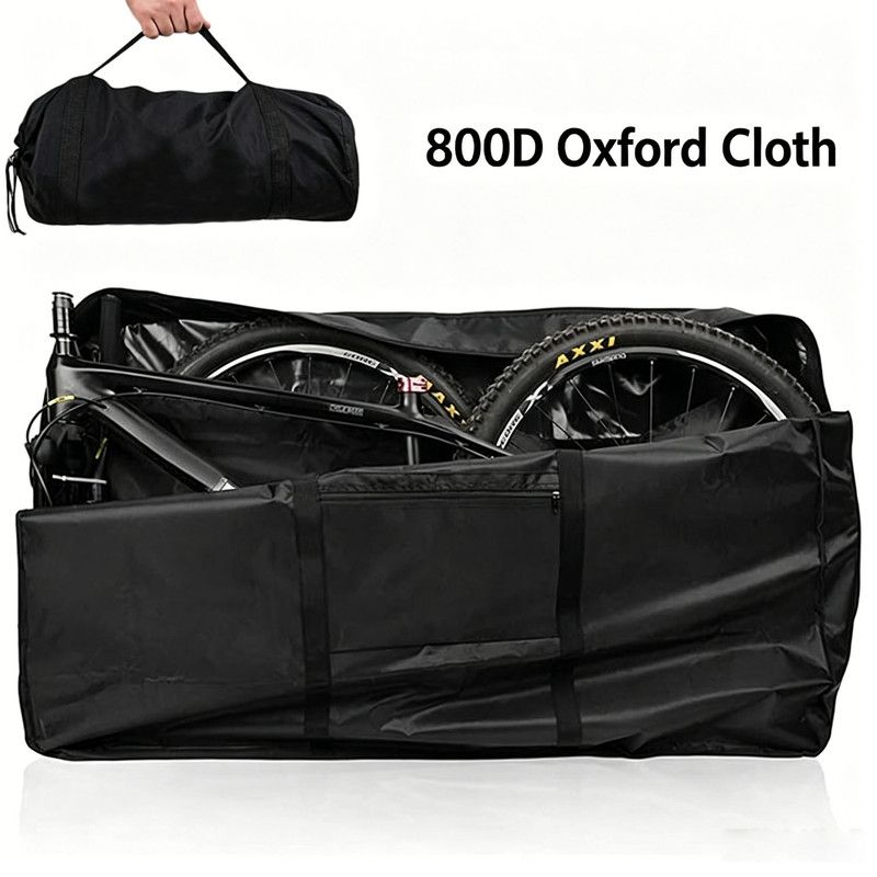 800D Oxford Cloth Bicycle Bag, Mountain Bike & Road Bike Storage Bag(21-26 foldable version: 98*40*80CM / 40*18CM)