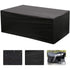 Rectangular Table Cover for Garden Furniture, UV Protection, Black, 150 x 130 x 90 cm