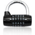 Combination Padlock, Waterproof Rustproof Code Lock, 5 Letter Padlock