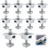 10 Pack Solar Panel Bracket, Aluminum T Shaped Center Terminals for PV Roof Mounting