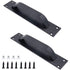 2 Pack Sliding Door Handle, Aluminum Alloy Cabinet and Cupboard Handle, Black, 20 x 4 cm