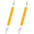 2 Pack R7S LED Bulb, J78 78 mm 5W 3000K Warm White 500LM, Non Dimmable, Replaces 40W 50W Halogen