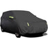 Outdoor Car Cover, Breathable Anti UV Dust and Snow Resistant, Black, 4.8 x 1.8 x 1.5 m