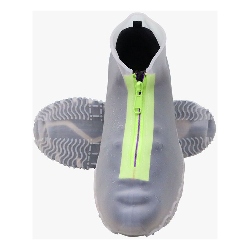 Reusable Silicone Shoe Covers with Non Slip Reinforced Sole, L 39 to 42